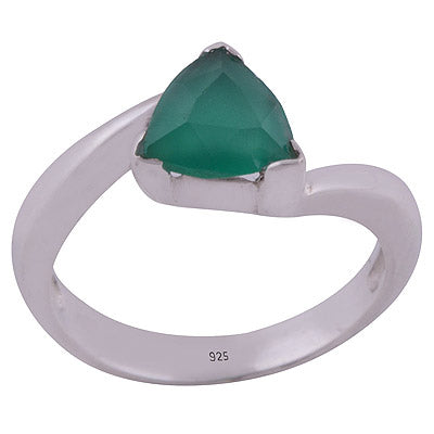Green Onyx 925 Sterling Silver Ring - R1000493-137