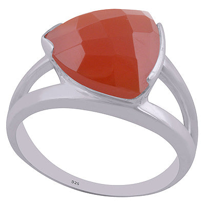 Carnelian 925 Sterling Silver Ring - R1000541-48