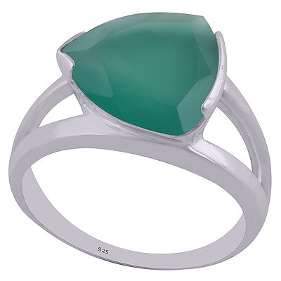 Green Onyx 925 Sterling Silver Ring - R1000541-68