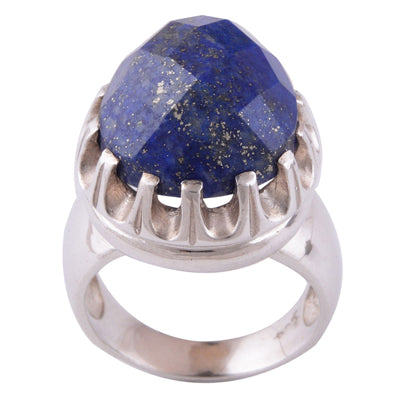 Lapis 925 Sterling Silver Ring - R1000570-31