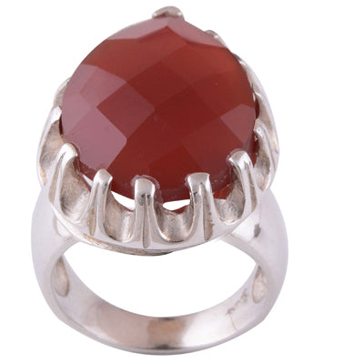 Carnelian 925 Sterling Silver Ring - main product photo (R1000570-36)
