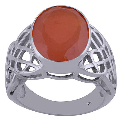 Carnelian 925 Sterling Silver Ring - main product photo (R1000571-55)