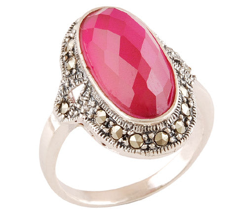 Marcasite, Chatham 925 Sterling Silver Ring - main product photo (R1000615-38)