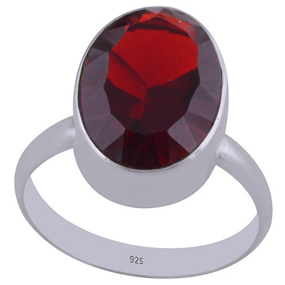 Stunning Gemstone Cubic Zirconia Oval Shape 925 Sterling Solid Silver Ring - R1000841-2