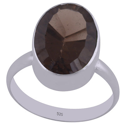 Stunning Gemstone Cubic Zirconia Oval Shape 925 Sterling Solid Silver Ring - R1000841-6