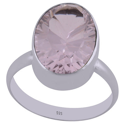Stunning Gemstone Cubic Zirconia Oval Shape 925 Sterling Solid Silver Ring - R1000841-9