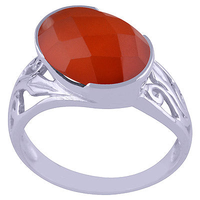 Carnelian 925 Sterling Silver Ring - R1000908-84