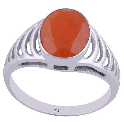Carnelian 925 Sterling Silver Ring - R1000909-135
