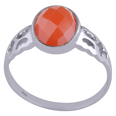Carnelian 925 Sterling Silver Ring - R1000913-162