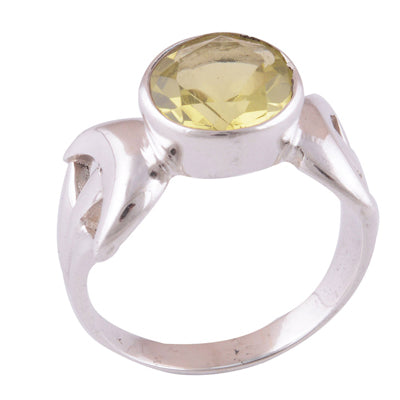 Lemon Topaz 925 Sterling Silver Ring - R1000958-36