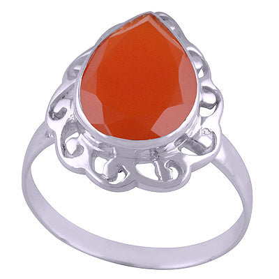 Carnelian 925 Sterling Silver Ring - R1000959-79
