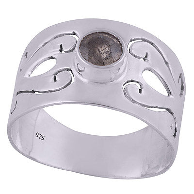 Labradorite 925 Sterling Silver Ring - R1001129-139