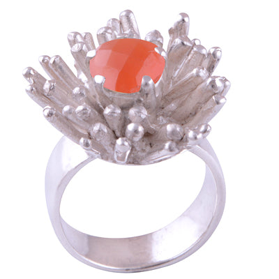 Carnelian 925 Sterling Silver Ring - R1001199-20