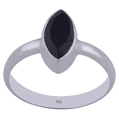 Black Onyx 925 Sterling Silver Ring - R1001269-134
