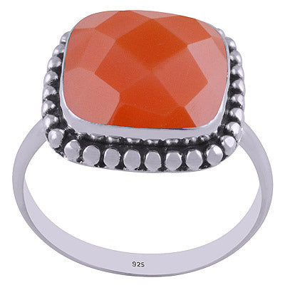 Carnelian 925 Sterling Silver Ring - R1001369-26