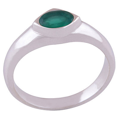 Green Onyx 925 Sterling Silver Ring - R1001609-32