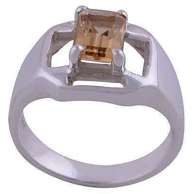 Citrine 925 Sterling Silver Ring - R1001611-63