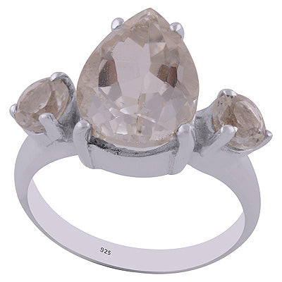 Crystal 925 Sterling Silver Ring - R1001615-70