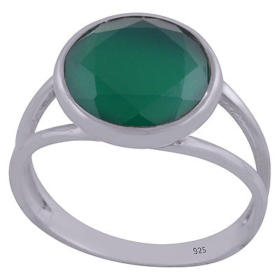 Green Onyx 925 Sterling Silver Rings - R1001618-63
