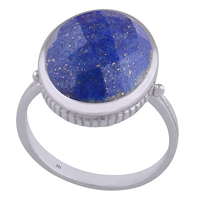 Lapis 925 Sterling Silver Ring - R1001619-8