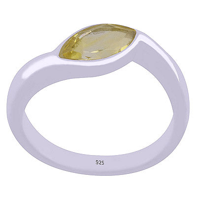 Lemon Topaz 925 Sterling Silver Ring - R1001647-17
