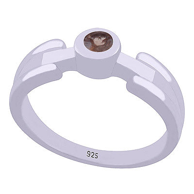 Smoky 925 Sterling Silver Ring - R1001654-40