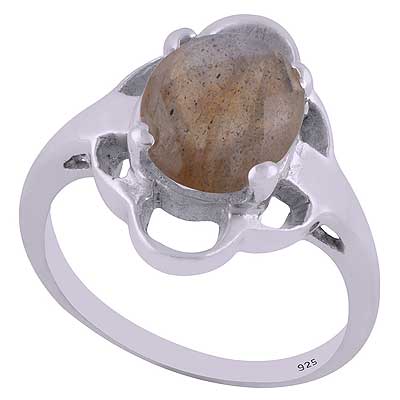 Labradorite 925 Sterling Silver Ring - R1001723-45