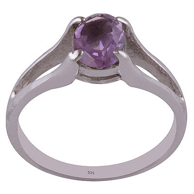 Amethyst 925 Sterling Silver Ring - R1001765-1