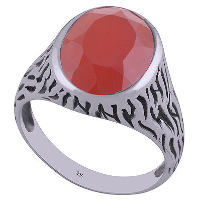 Carnelian 925 Sterling Silver Ring - R1001814-32
