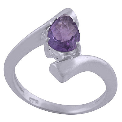 Amethyst 925 Sterling Silver Ring - R1001827-14