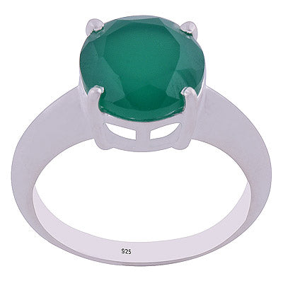 Green Onyx 925 Sterling Silver Ring - R1001833-15