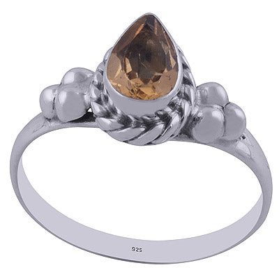 Citrine 925 Sterling Silver Ring - R1001845-17