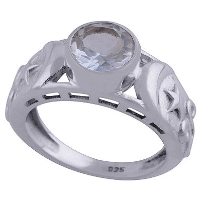 White Cubic Zirconia 925 Sterling Silver Ring - R1001864-22