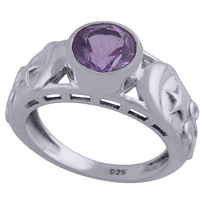 Amethyst 925 Sterling Silver Ring - R1001864-5