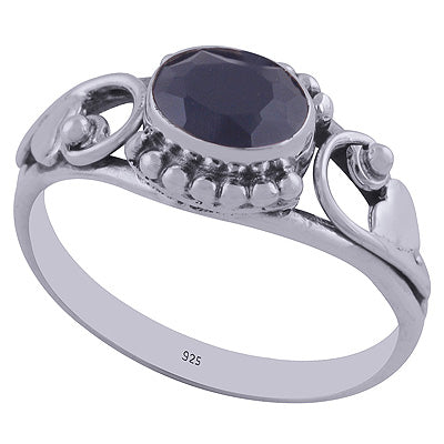 Black Onyx 925 Sterling Silver Ring - R1001873-35