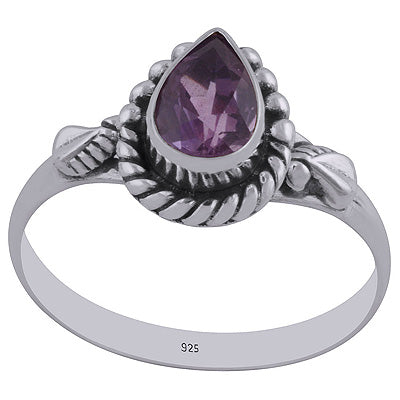 Amethyst 925 Sterling Silver Ring - R1001877-38