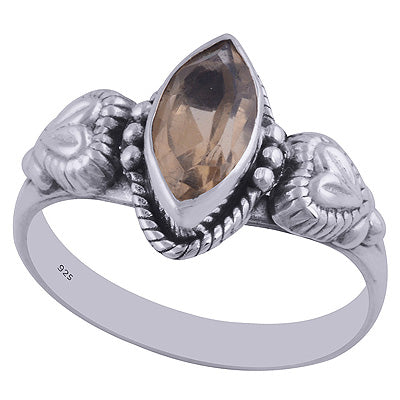 Citrine 925 Sterling Silver Ring - R1001882-17