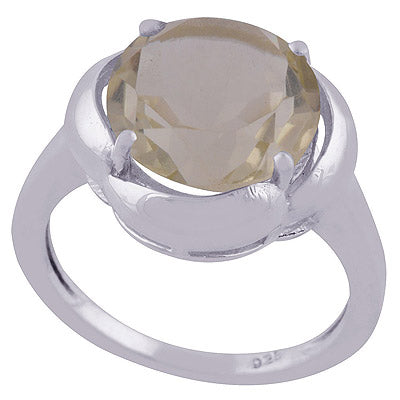 Lemon Topaz 925 Sterling Silver Ring - R1001910-9
