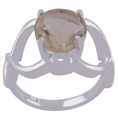 Lemon Topaz 925 Sterling Silver Ring - R1001911-10