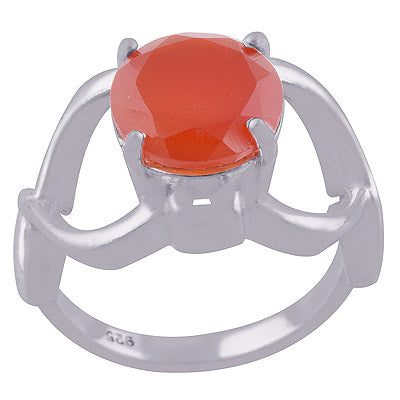 Carnelian 925 Sterling Silver Ring - R1001911-27