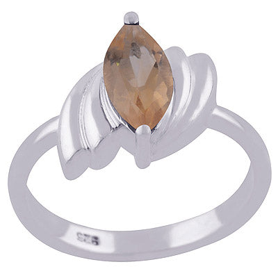 Citrine 925 Sterling Silver Ring - R1001915-17