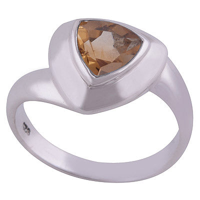 Citrine 925 Sterling Silver Ring - R1001920-17