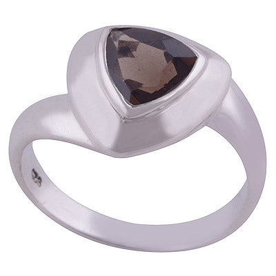 Smoky Topaz 925 Sterling Silver Ring - R1001920-22