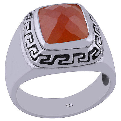Carnelian 925 Sterling Silver Ring - R1001943-17