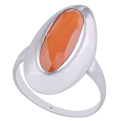 Carnelian 925 Sterling Silver Ring - R1001971-36
