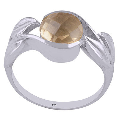Lemon Topaz 925 Sterling Silver Ring - R1001973-10