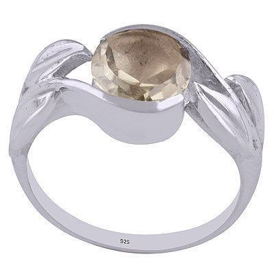Green Amethyst 925 Sterling Silver Ring - R1001973-20