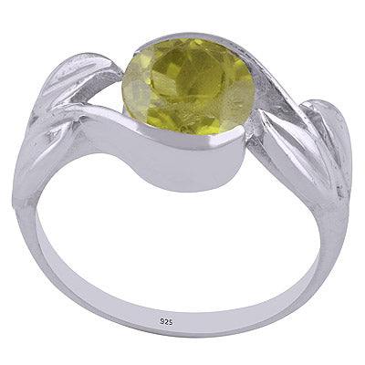 Peridot 925 Sterling Silver Ring - R1001973-5
