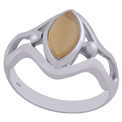 Citrine 925 Sterling Silver Ring - R1002039-52