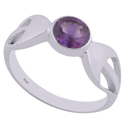 Amethyst 925 Sterling Silver Ring - R1002050-1